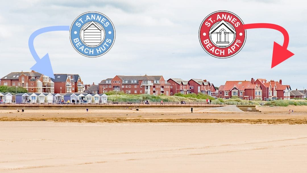 St Annes Beach Huts & Apartments - Location