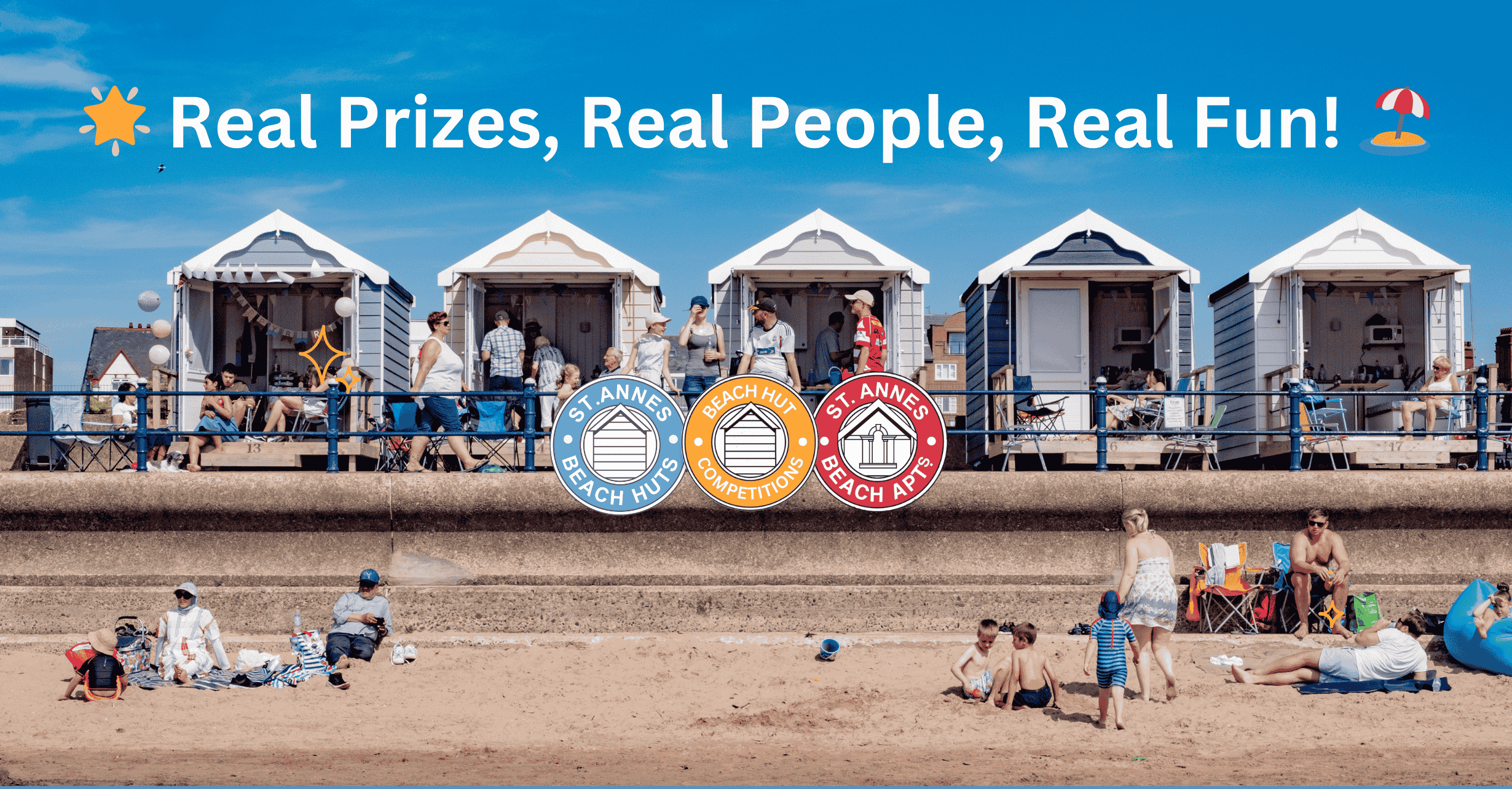 Beach Competitions offering beach hut experiences, luxury stays, and cash prizes.